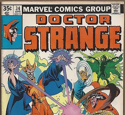 Buy Marvel Comics DOCTOR STRANGE #34 Vs Nightmare From Apr. 1979 In Fine- Con. • 6.39£