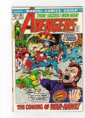 Buy Avengers #98 Buscema Cover Barry Smith 1st Print Thor Iron Man Cap Marvel • 39.98£