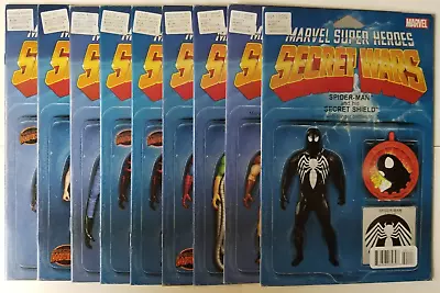 Buy Marvel Super Heroes Secret Wars Action Figure Variant Lot Of 9 (2015) 1-3 More • 39.43£
