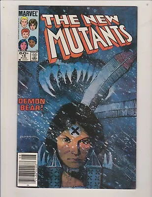 Buy New Mutants #18 Marvel 1984 Newsstand Sienkiewicz Art 1st Demon Bear Claremont • 15.76£