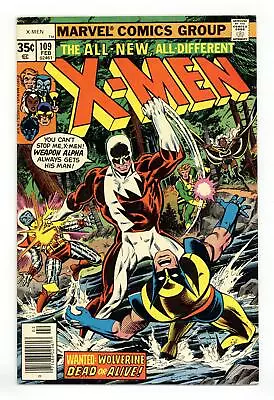 Buy Uncanny X-Men #109 VG/FN 5.0 1978 1st App. Weapon Alpha/Vindicator • 112.60£