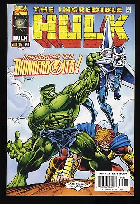 Buy Incredible Hulk (1962) #449 VF 8.0 1st Appearance Thunderbolts! Marvel 1997 • 71.96£