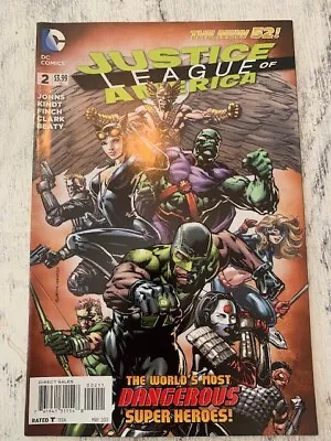 Buy Justice League Of America 2 New 52 Geoff Johns DC 2013 JLA Rare VF 1st Print • 3.99£