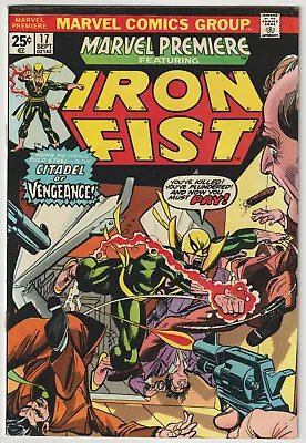 Buy Marvel Premiere #17 (Sep 1974, Marvel), NM- Condition (9.2), Iron Fist Stars • 45.78£