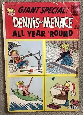 Buy DENNIS THE MENACE GIANT SPECIAL  #31 ALL YEAR 'ROUND, Fawcett Comics 1965 • 2.75£