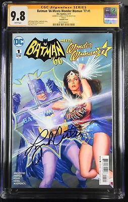 Buy Batman '66 Meets Wonder Woman '77 #1 Alex Ross Variant Cgc Ss 9.8 Lynda Carter • 782.65£