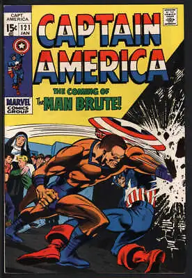Buy Captain America #121 6.0 // 1st Appearance Of Man Brute Marvel Comics 1970 • 39.51£