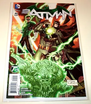 Buy BATMAN # 44 DC Comic (Nov 2015) NM Green Lantern 75th Anniversary VARIANT COVER • 3.95£