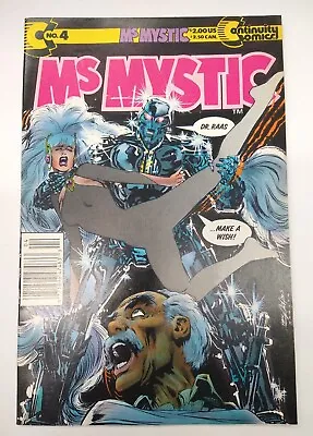 Buy Ms. Mystic #4 NEWSSTAND (1988 Continuity Comics) Neal Adams, Bagged And Boarded • 3.15£