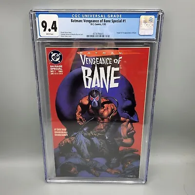 Buy Batman Vengeance Of Bane #1 1st Printing CGC 9.4 1993 • 99.93£
