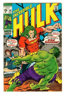 Buy Incredible Hulk #141 6.5 // 1st Appearance Of Doc Samson Marvel Comics 1971 • 135.14£