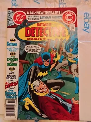 Buy Detective Comics #484 June/July 1979 DC Comics Robin Origin Batgirl Etrigan • 18.85£