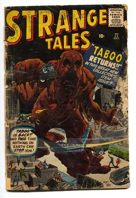Buy Strange Tales #77  1960 - Marvel  -FR - Comic Book • 50.74£