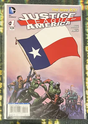 Buy Justice League Of America #1 Texas Variant DC Comics 2013 Sent In Mailer • 7.99£