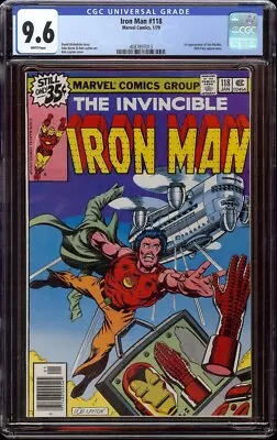 Buy Iron Man # 118 CGC 9.6 White (Marvel, 1979) 1st Appearance Of Jim Rhodes • 279.83£