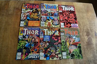 Buy Mighty Thor #414 415 416 417 418 419 Marvel Comic Book Lot Of 6 VF+ 8.5 • 19.78£