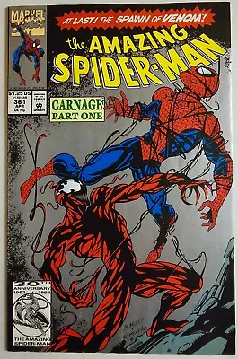 Buy The Amazing Spider-Man #361, 2nd Printing Silver Cover  (Marvel, April 1992) • 55.96£