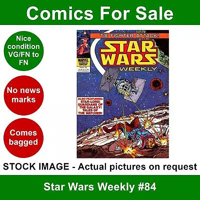 Buy Star Wars Weekly #84 Comic - VG/FN Clean 03 Oct 1979 - Marvel UK • 4.99£