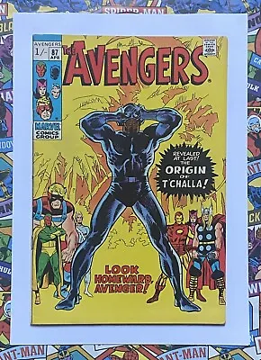 Buy Avengers #87 - Apr 1971 - Black Panther Origin Appearance! - Fn/vfn (7.0) Pence! • 89.99£
