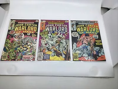 Buy Marvel Comics John Carter Warlord Of Mars #1, #2, #3 • 19.91£