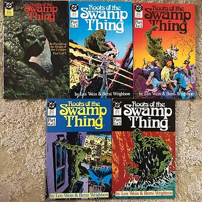 Buy Roots Of The Swamp Thing / DC Comics / 1986 / Full Set 1,2,3,4,5 • 15£