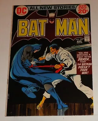 Buy Batman #243 First Lazarus Pit Neal Adams Classic Ra's Ah Ghul F/vf  1972 • 123.13£