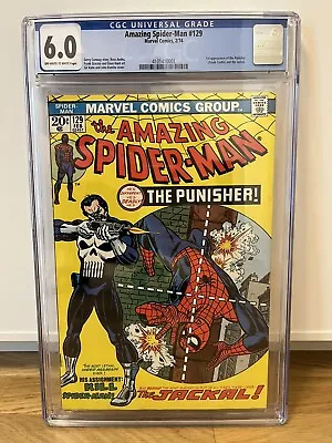 Buy Amazing Spider-Man 129 - CGG 6.0 - OW/W, Marvel Bronze Age Key 1st Punisher • 1,299£