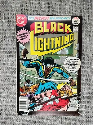 Buy 1977 DC Comics Black Lightning #1  1st App. Black Lightning - VG+ • 19.91£