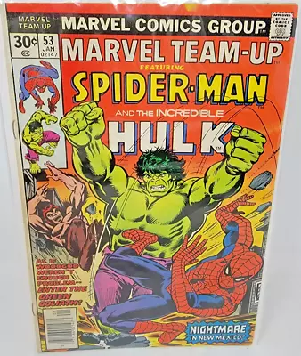 Buy Marvel Team-up #53 Spider-man & Hulk 1st John Byrne X-men Art *1977* 7.0 • 12.66£