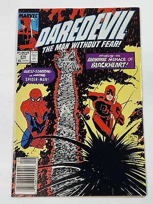 Buy Daredevil 270 NEWSSTAND 1st App Blackheart Son Of Mephisto 1989 • 19.98£