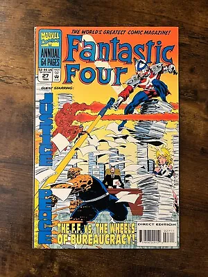 Buy Fantastic Four Annual #27 Marvel Comics (Jan, 1994) 8.0 VF First Appearance Key • 5.59£