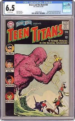 Buy Brave And The Bold #60 CGC 6.5 1965 3982548023 2nd App. Teen Titans • 415.75£