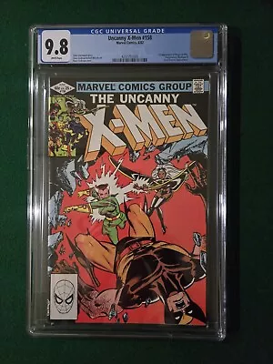 Buy Uncanny X-Men # 158 CGC 9.8 White Pages 1st Appearance Of Rogue In Title 1982 • 197.79£