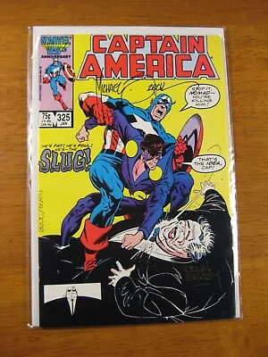 Buy Captain America #325 **2x Signed Michael Zeck! John Beatty!** (nm-) Coa • 26.01£