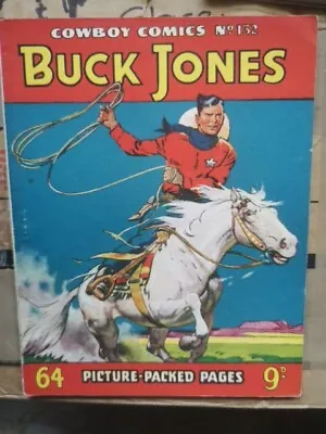 Buy Cowboy Comics 132 Buck Jones Nice Cond. Fleetway Pub. Western  • 6£