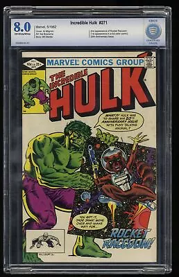 Buy Incredible Hulk (1962) #271 CBCS VF 8.0 1st Full Rocket Raccoon! Marvel 1982 • 146.31£