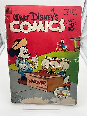 Buy Walt Disney's Comics And Stories #97 Vol 9 No 1 Carl Barks 1948 Dell Comic • 3.98£