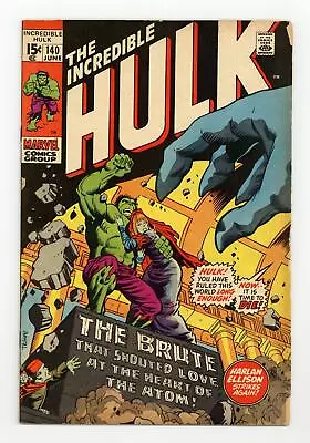 Buy Incredible Hulk #140 VG- 3.5 1971 • 46.37£