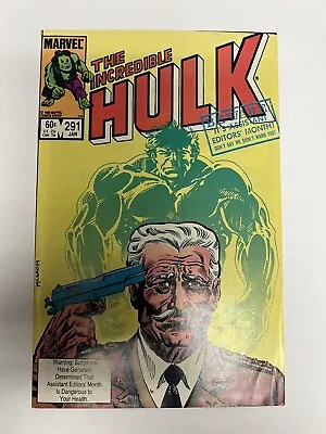 Buy Marvel - The Incredible Hulk - Issue # 291 - 1984.(T). • 3.55£