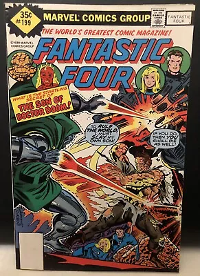 Buy Fantastic Four #199 Comic Marvel Comics Bronze Age Doctor Doom Whitman Variant • 6.88£