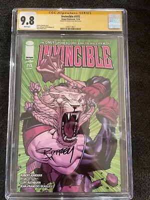 Buy Invincible 115 Cgc 9.8 Signed By Ottley • 256.34£