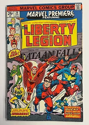 Buy Marvel Comics - Marvel Premiere #29 The Liberty Legioin -f/vf 1976 • 3.94£