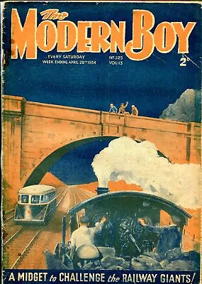 Buy PULP:  Modern Boy 4/28/1934-U.K. Published-dime Novel-classic Cover-G/VG • 47.30£