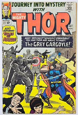 Buy Journey Into Mystery #107 1964 3.0 GD/VG 1st App Grey Gargoyle! Tales Of Asgard! • 35.35£