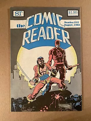 Buy THE COMIC READER #212 (1983) Raw High Grade 1st App BetaRayBill Pre-Thor #337 • 51.39£
