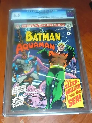 Buy BRAVE AND BOLD #82 (1969) CGC (6.5) Cond. KEY: DOUBLE COVER, Origin OCEAN MASTER • 119.93£