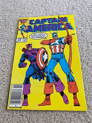 Buy Captain America  317  VF+  8.5  High Grade  Hawkeye  Armadillo  Marvel   1986 • 3.57£
