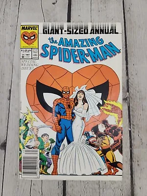 Buy The Amazing Spider-Man Giant Sized Annual #21 Marvel (1987) Newsstand Edition • 19.57£