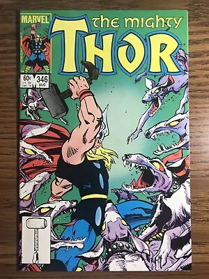 Buy Thor 346 1st App Of The Casket Of Ancient Winters Marvel Comics 1984 Vintage • 7.96£