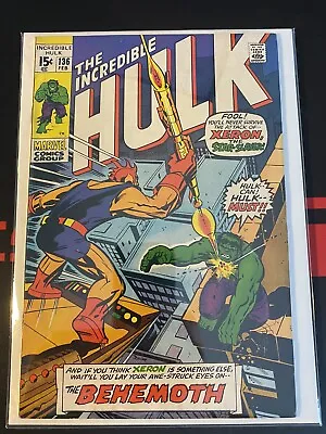 Buy Hulk 136 - 1st Appearance Of Klaatu And Xeron The Starslayer- KEY • 31.62£